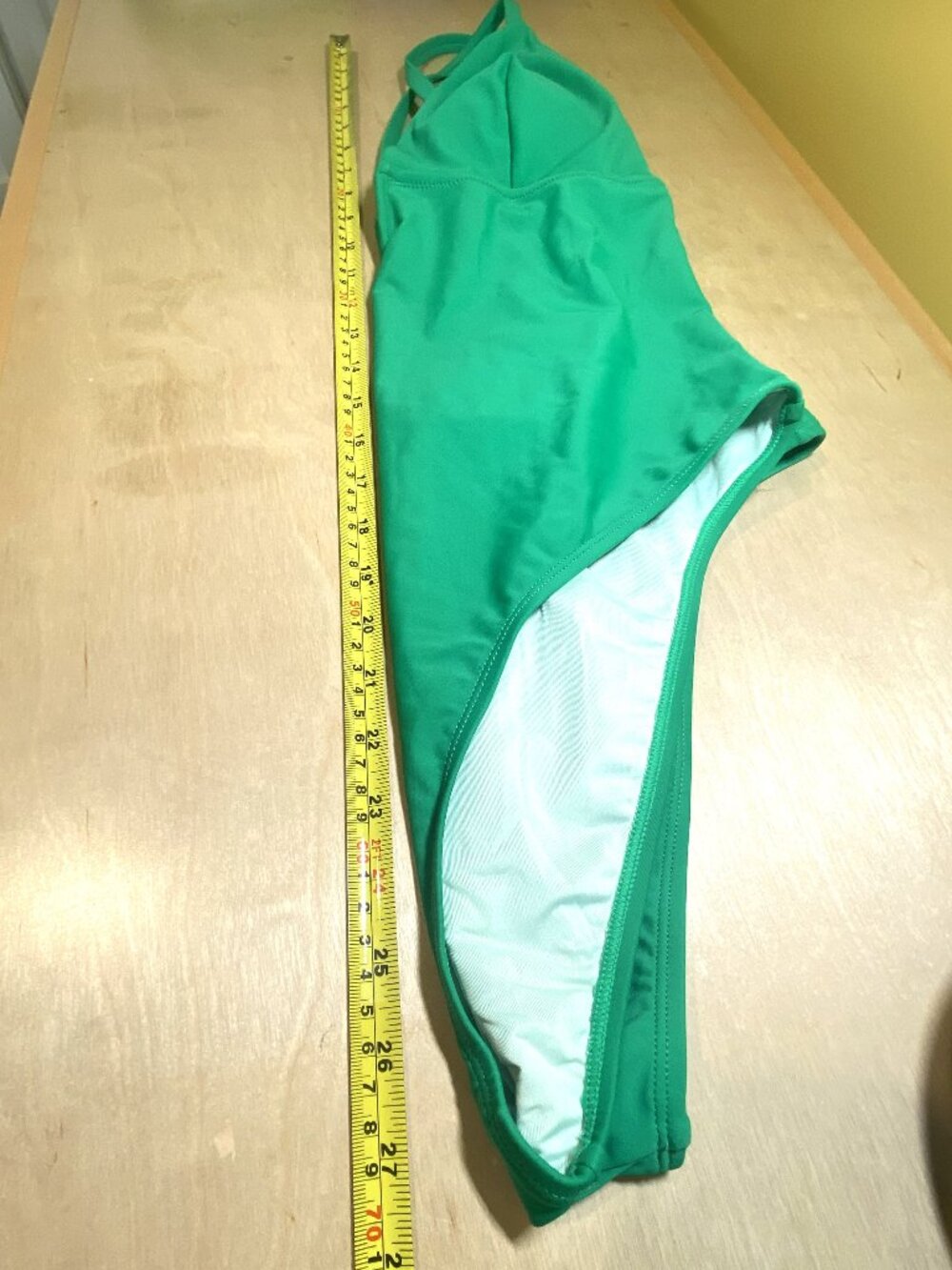 Cupshe Swimsuit Size L Sexy Shaping Emerald Greed V-Neckline Beach Vacation NWT - Picture 9 of 12